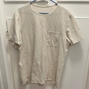 lululemon athletica Cream Short Sleeve Tee XL